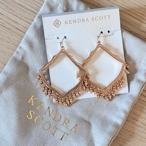 Kendra Scott Lacy Earrings in Rose Gold Plated